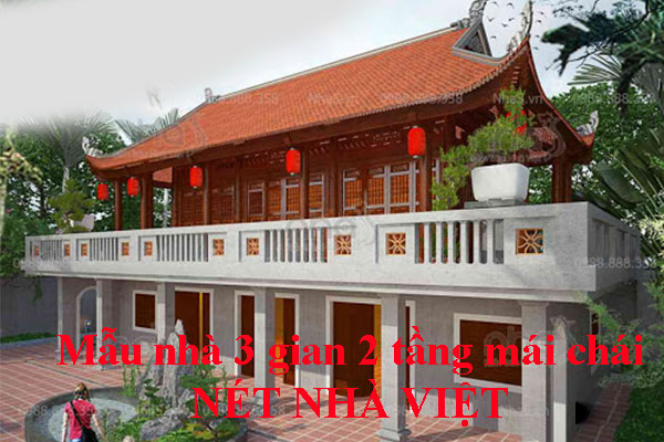 Nhà 3 gian ở nông thôn