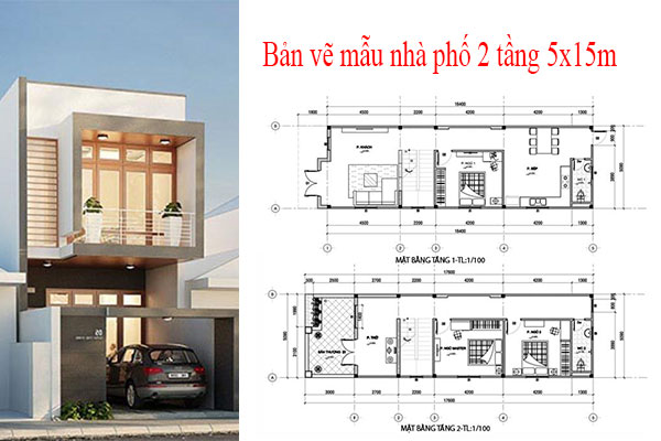 Bản Vẽ Thiết Kế Nhà Đầy Đủ Nhà Ống 2 Tầng Hoàn Chỉnh | Nét Nhà Việt