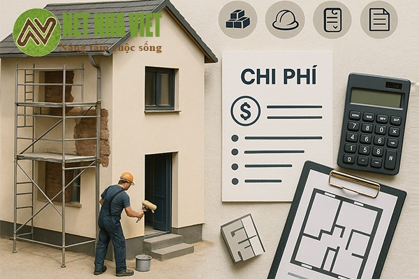 cách tính chi phí sửa nhà