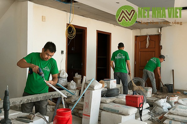 chi phí sửa nhà 1 tầng
