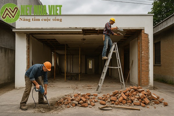 chi phí sửa nhà 1 tầng