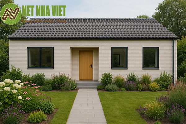 Cải tạo nhà 1 tầng 100m² có sân vườn