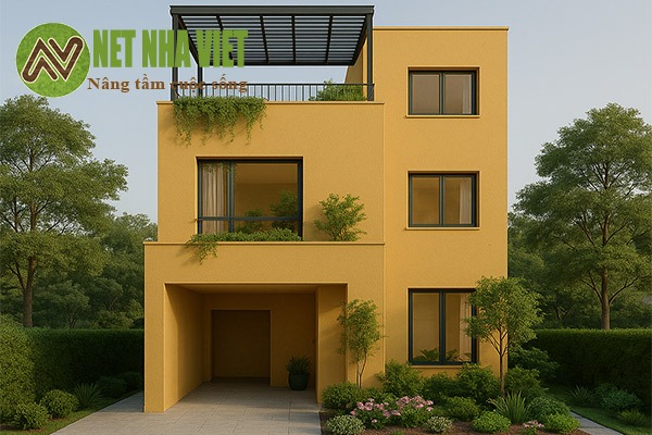 chi phí xây nhà 2 tầng 1 tum 80m2