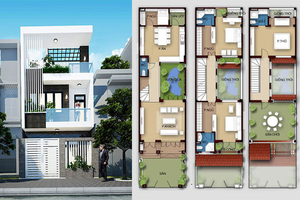 Phối cảnh và phác họa nhà phối cảnh