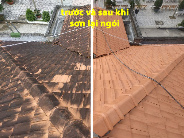 Trước và sau khi sơn