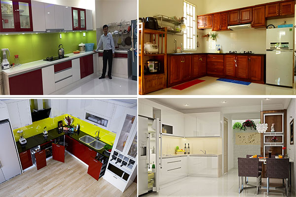 phòng bếp phong cách hiện đại