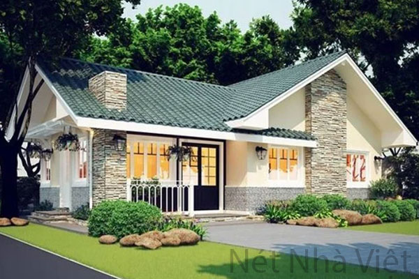 Nhà 1 tầng có vườn