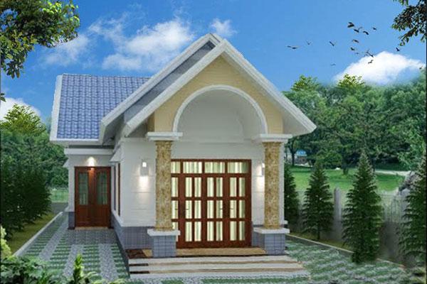 Nhà cấp 4 mái thái hình chữ L