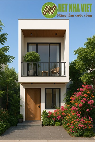 xây nhà 50m2 có sân vườn