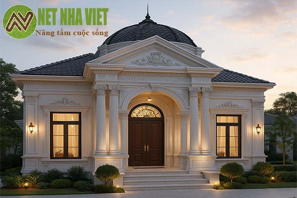 nhà mái Nhật 1 tầng