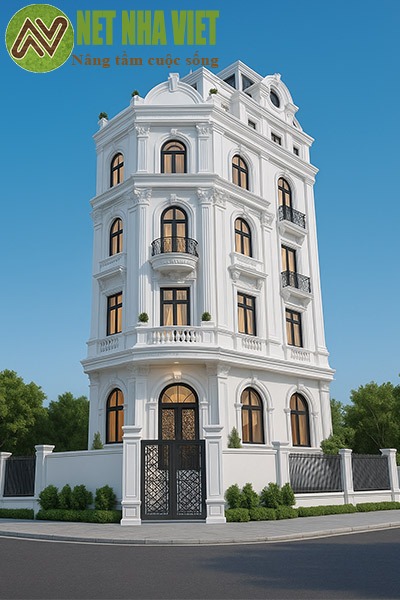 thiết kế nhà lô góc 50m2